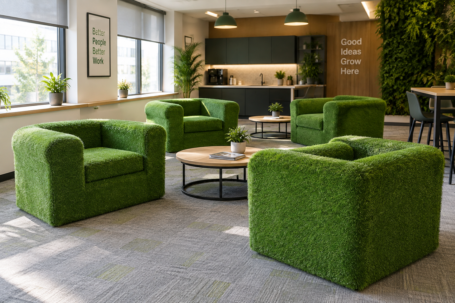 Armchair in situ