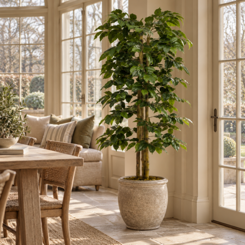 Hand Built Artificial Green Ficus Tree 150cm