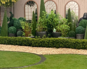 decorative artificial plants used for spring garden styling