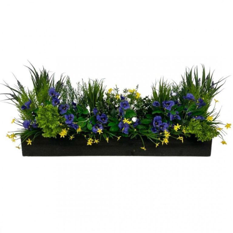 Artificial Spring Flower Window Box Evergreen Direct