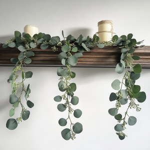 Eucalyptus Garland in situ