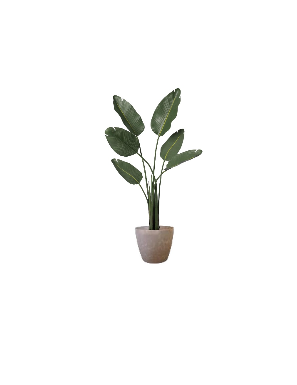 uv banana grey concrete round