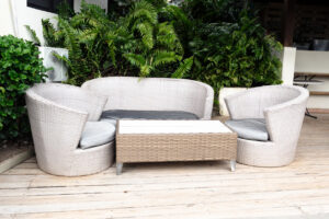 artificial plants adding fresh greenery to spring home interior