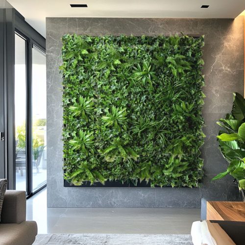 Forest Fern Green Wall In Situ