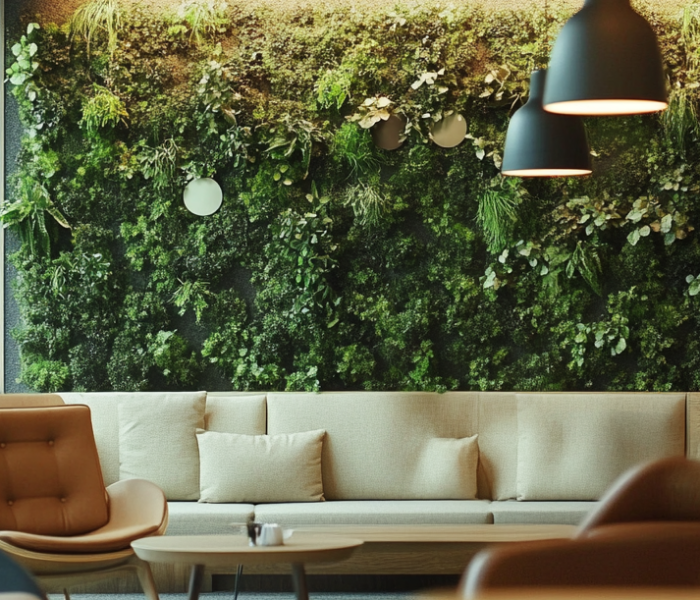 bespoke green wall